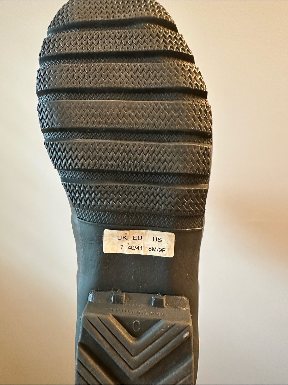 Hunter Gloss Green Tall Rain Boots - Picture 3 of 6
